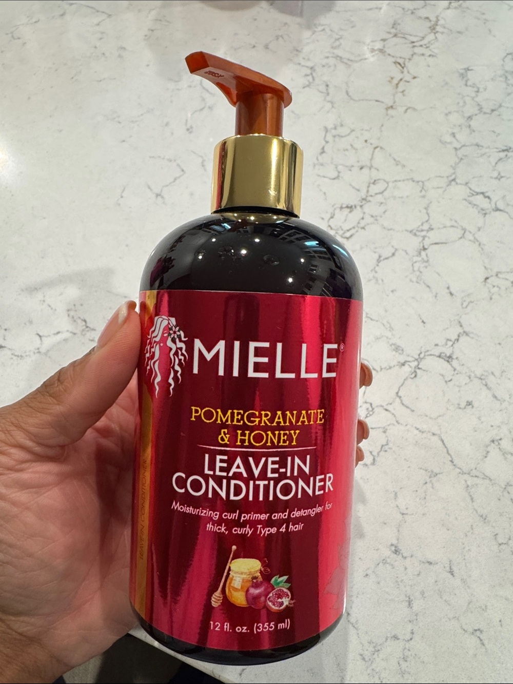 Mielle Pomegranate & Honey Leave-In Conditioner — Red